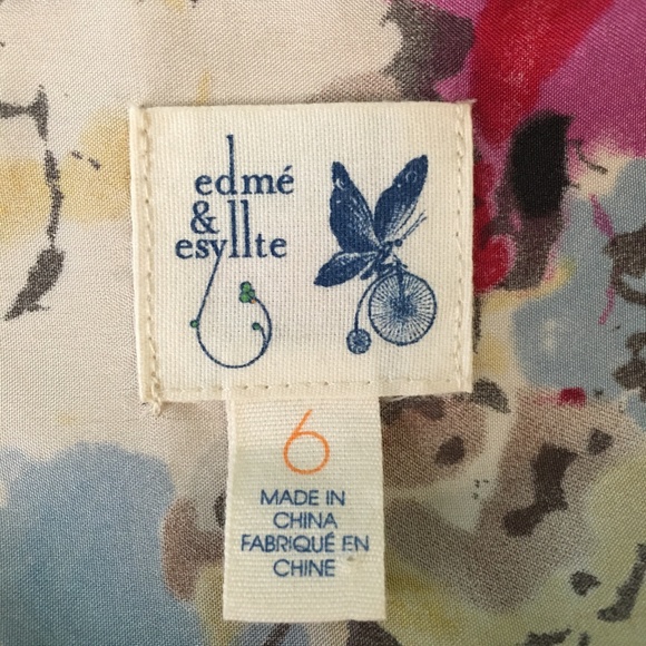 Anthropologie Floral Ruffle Blouse - Multicolor - Picture 3 of 4